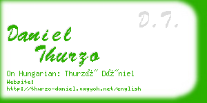 daniel thurzo business card